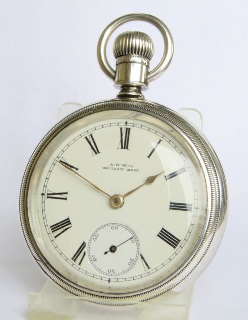 Antique Silver Waltham Pocket Watch, 1900