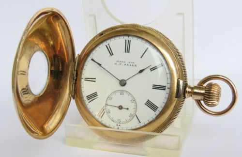 fig 1. Antique Waltham Riverside fob watch, c1893