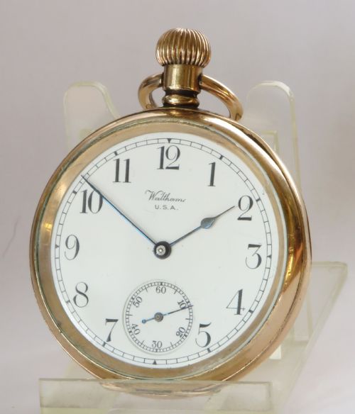 fig 1. Antique Waltham pocket watch, 1906