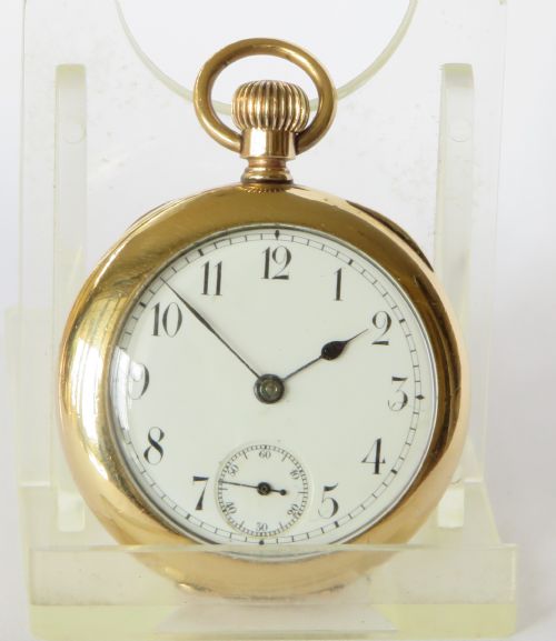 fig 1. Small antique Omega pocket watch, c1910s