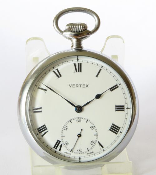 fig 1. 1930s Vertex Revue pocket watch