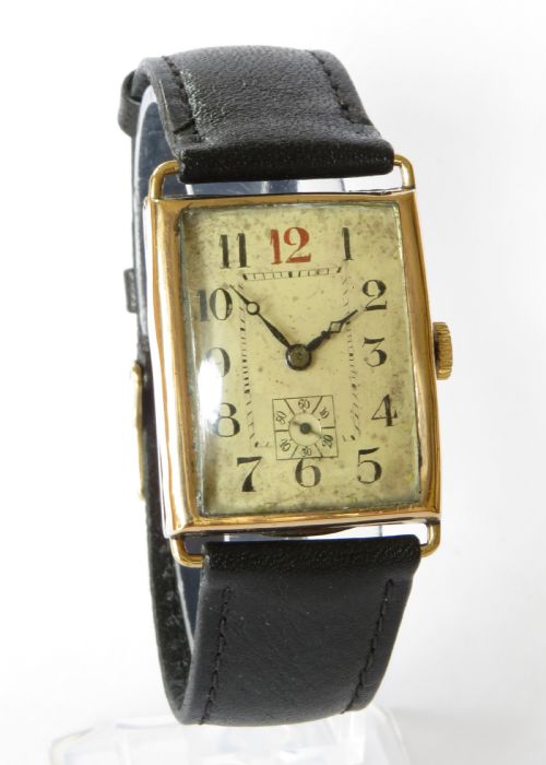 fig 1. Gents 1930s Art Deco wrist watch