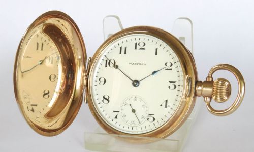 Antique Waltham Full Hunter Pocket Watch, 1924