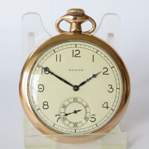 fig 1. Antique Elgin pocket watch, 1924