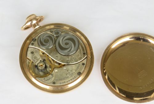 fig 2. Antique Elgin pocket watch, 1924