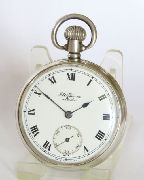 Silver Smiths Pocket Watch for J W Benson, 1952