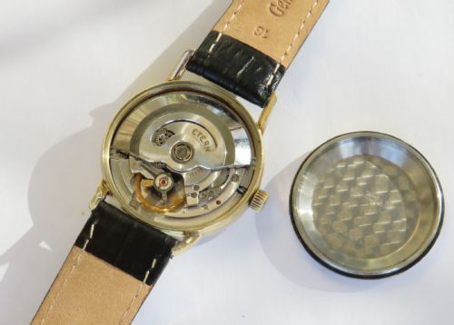 fig 1. Gents Eterna-Matic automatic wrist watch, 1957