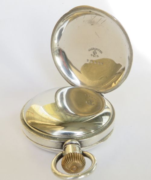 fig 2. Antique Waltham Crescent St railroad pocket watch