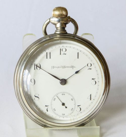 fig 1. Antique Atlas Watch Co pocket watch, Elgin, 1898