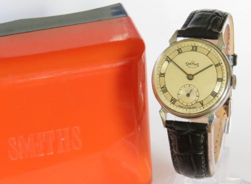 fig 1. Gents Smiths De Luxe wrist watch, c1951
