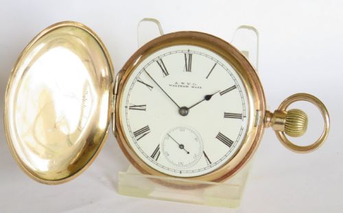 Antique Waltham Full Hunter Pocket Watch, 1890s