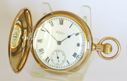 fig 1. Antique full hunter pocket watch, 1926