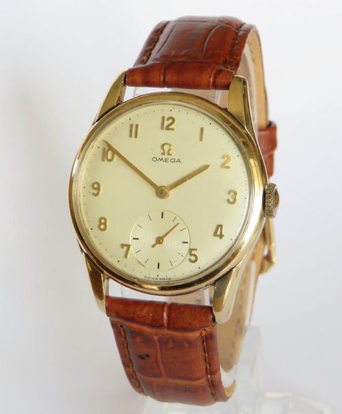 Gents 9ct Gold Omega Wrist Watch, 1964