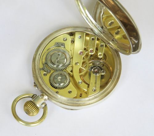 fig 3. Antique silver pocket watch by Nathan Ruben Fränkel
