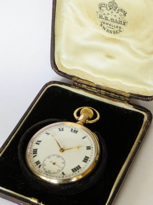 fig 1. Antique 1920s Buren pocket watch