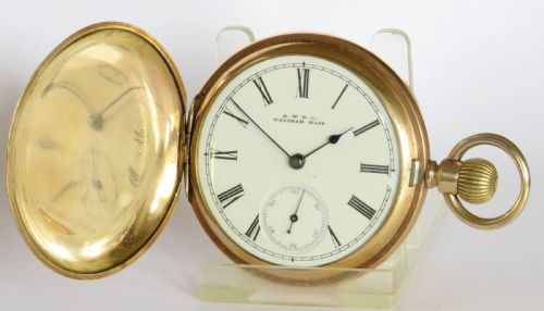 Antique Waltham Full Hunter Pocket Watch