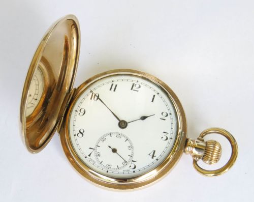 fig 1. Antique Criterion full hunter pocket watch