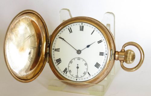 1920s Advance Full Hunter Pocket Watch
