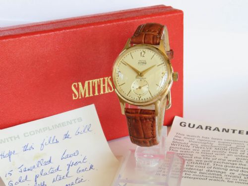 Gents Smiths Astral Wrist Watch, Box & Paperwork