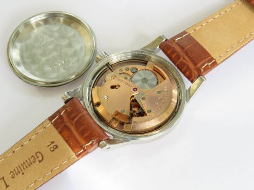 fig 2. Gents Omega Seamaster bumper automatic wrist watch, 1950