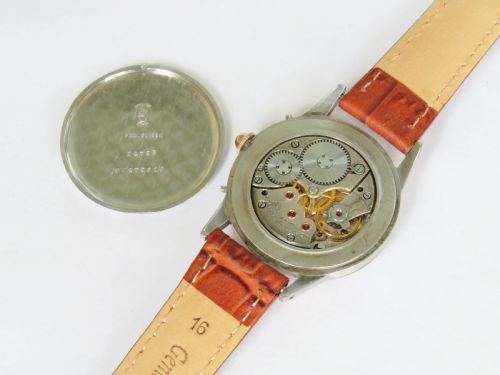 fig 2. Gents 1940s Movado Calendograf wrist watch