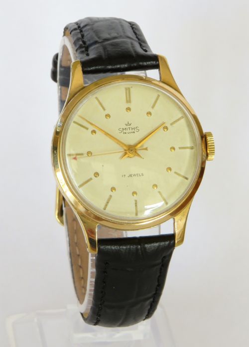 fig 1. Gents late 1950s Smiths De Luxe wrist watch