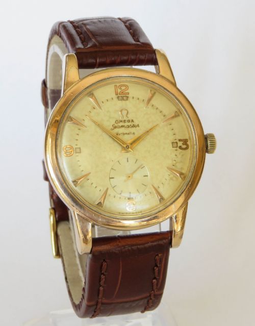 fig 1. Gents Omega Seamaster bumper automatic wrist watch