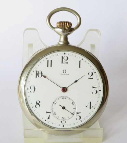 fig 1. Antique Omega pocket watch, 1916