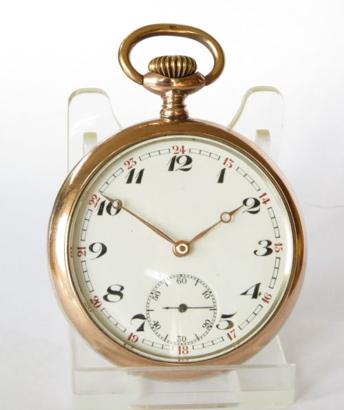 ANTIQUE GALONNE SILVER CASED POCKET WATCH - ADDITIONAL PHOTO 1