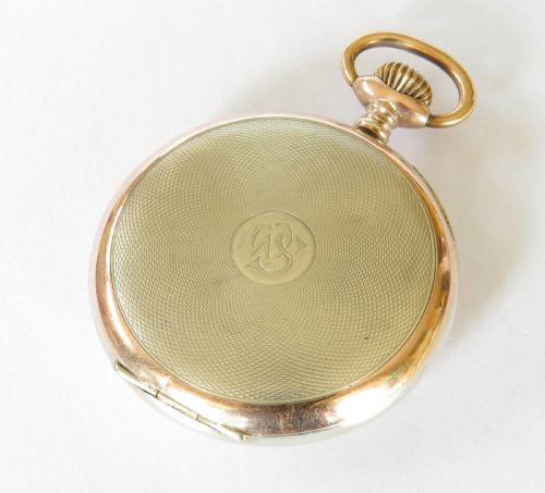 ANTIQUE GALONNE SILVER CASED POCKET WATCH - ADDITIONAL PHOTO 4