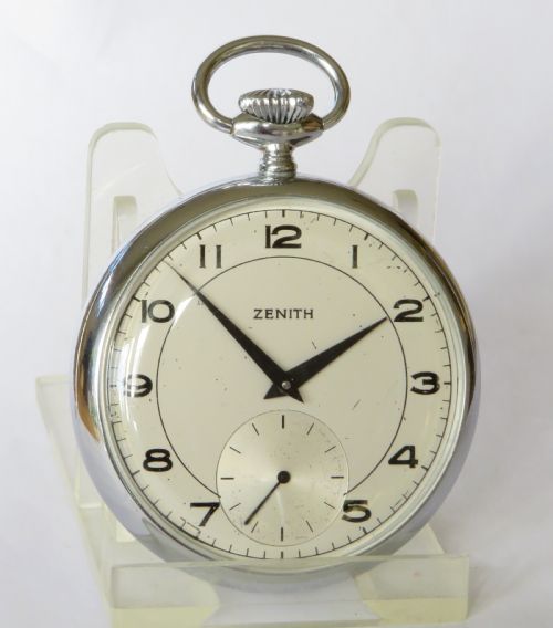 1950S ZENITH POCKET WATCH - ADDITIONAL PHOTO 1