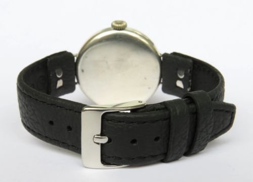 GENTS ANTIQUE SILVER TRENCH WATCH 1916 - ADDITIONAL PHOTO 5