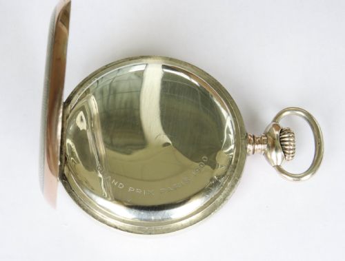 ANTIQUE SILVER ZENITH POCKET WATCH 1913 - ADDITIONAL PHOTO 2