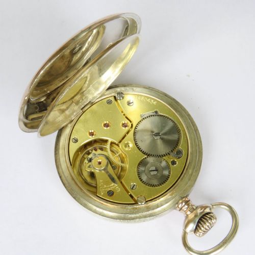 ANTIQUE SILVER ZENITH POCKET WATCH 1913 - ADDITIONAL PHOTO 4