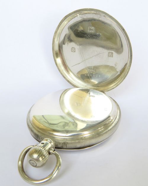 fig 2. Silver Kays “Challenge” pocket watch, 1925