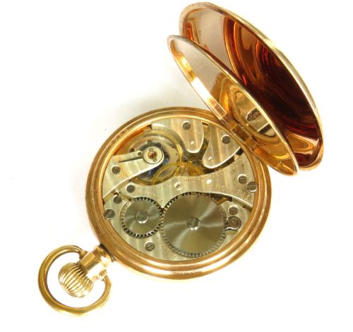 RECORD DREADNOUGHT TRENTON POCKET WATCH - ADDITIONAL PHOTO 3