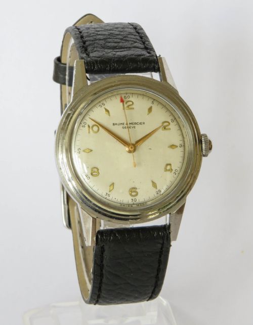 fig 1. Gents 1950s Baume & Mercier wrist watch