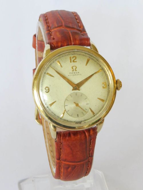 fig 1. Gents Omega automatic wrist watch, 1947