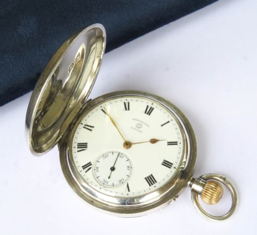 Antique Silver Rotherhams Full Hunter Pocket Watch, 1927