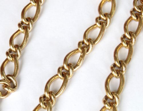 RARE ANTIQUE GOLD FILLED RAILROAD POCKET WATCH CHAIN - ADDITIONAL PHOTO 1