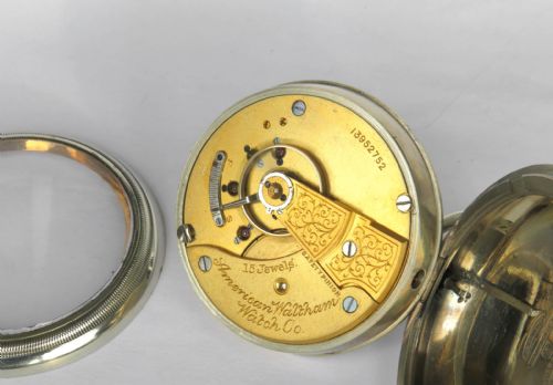 ANTIQUE WALTHAM POCKET WATCH 1904 - ADDITIONAL PHOTO 2