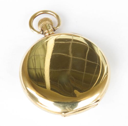 ANTIQUE PIMCO HALF HUNTER POCKET WATCH - ADDITIONAL PHOTO 5