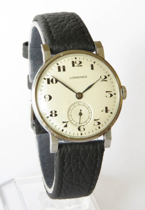 fig 1. Gents Longines wrist watch, 1944