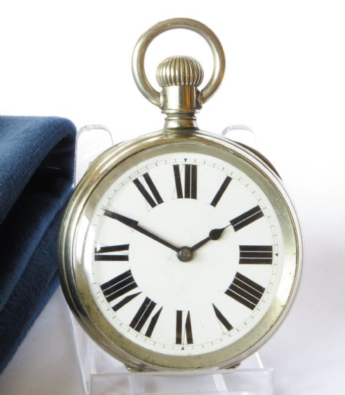 fig 1. Antique Waltham Martyn Square pocket watch, 1878