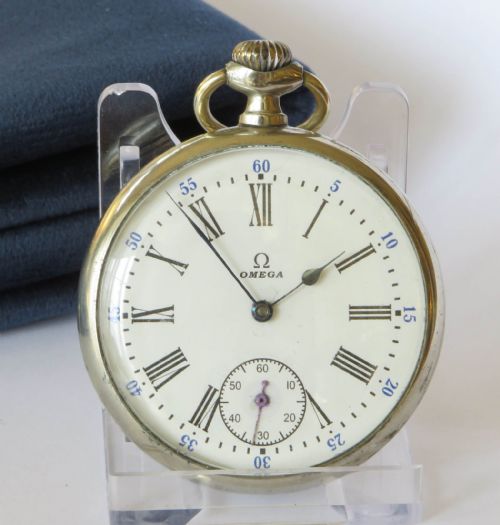ANTIQUE OMEGA POCKET WATCH 1923 - ADDITIONAL PHOTO 1