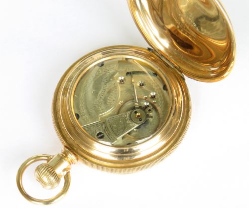 fig 2. Antique Hampden Watch Co pocket watch, 1885