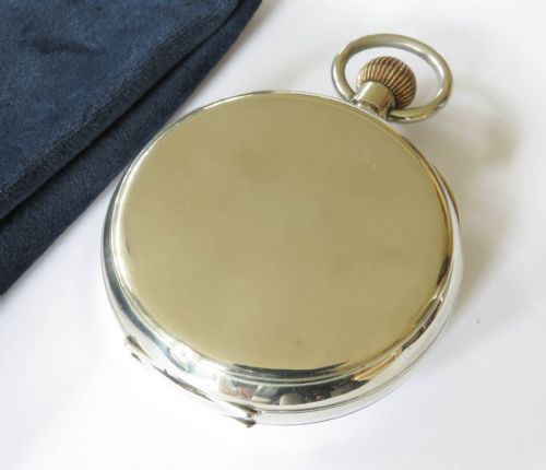 ANTIQUE OMEGA 8DAY GOLIATH POCKET WATCH SUPER CONDITION - ADDITIONAL PHOTO 4