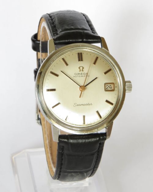 fig 1. Gents Omega Seamaster automatic wrist watch, 1965