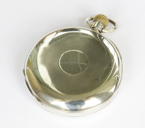 ANTIQUE SILVER PHOENIX INDESTRUCTIBLE POCKET WATCH - ADDITIONAL PHOTO 4