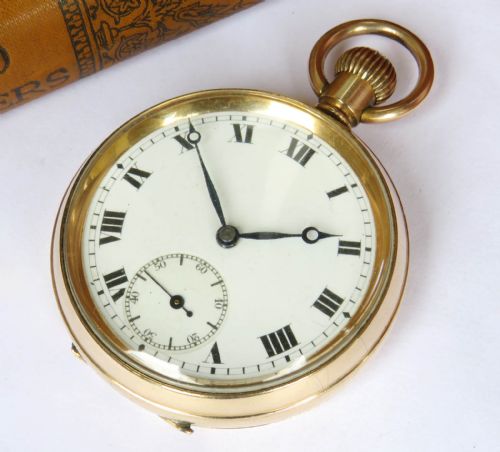 ANTIQUE 1920S RECORD POCKET WATCH - ADDITIONAL PHOTO 1